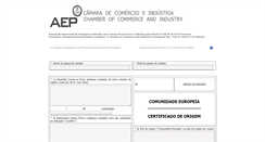 Desktop Screenshot of certificadosorigem.aeportugal.pt