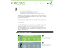 Tablet Screenshot of certificadosdigitais.aeportugal.pt